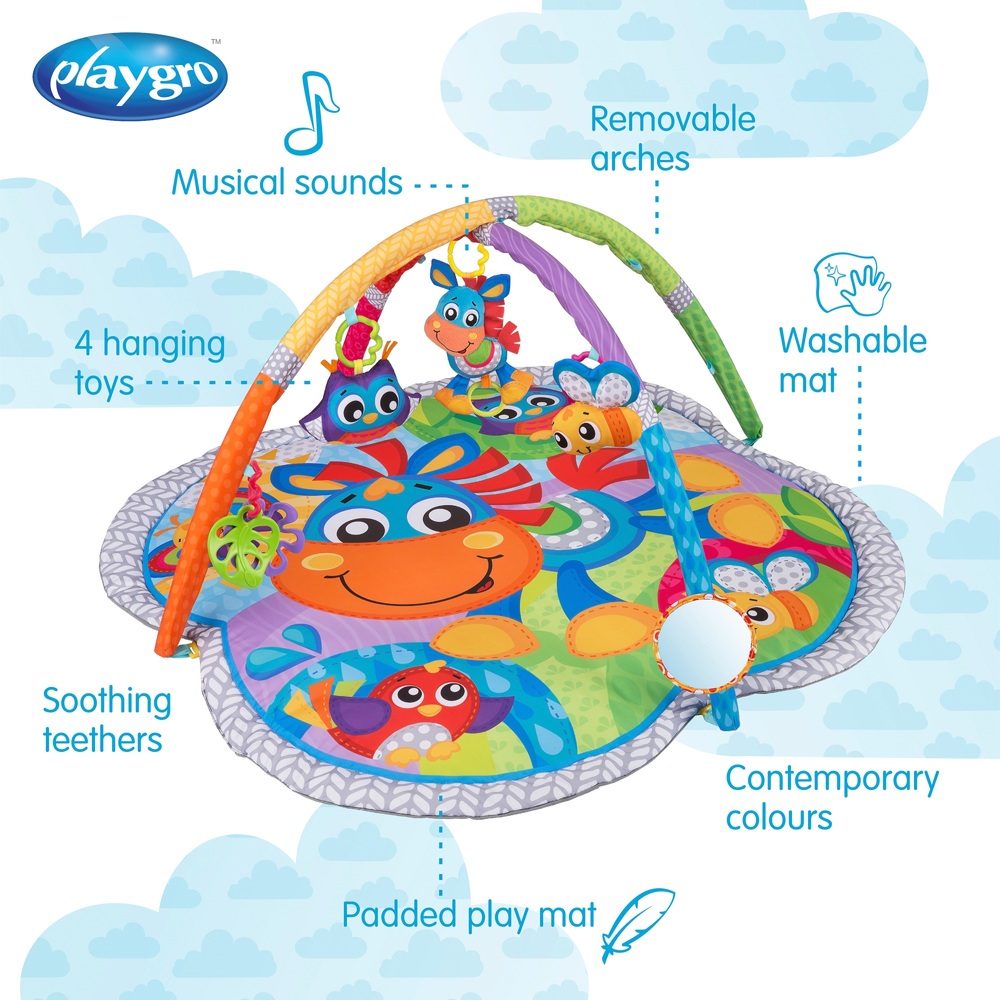 Playgro Clip Clop Musikalisches Baby-Fitnessstudio