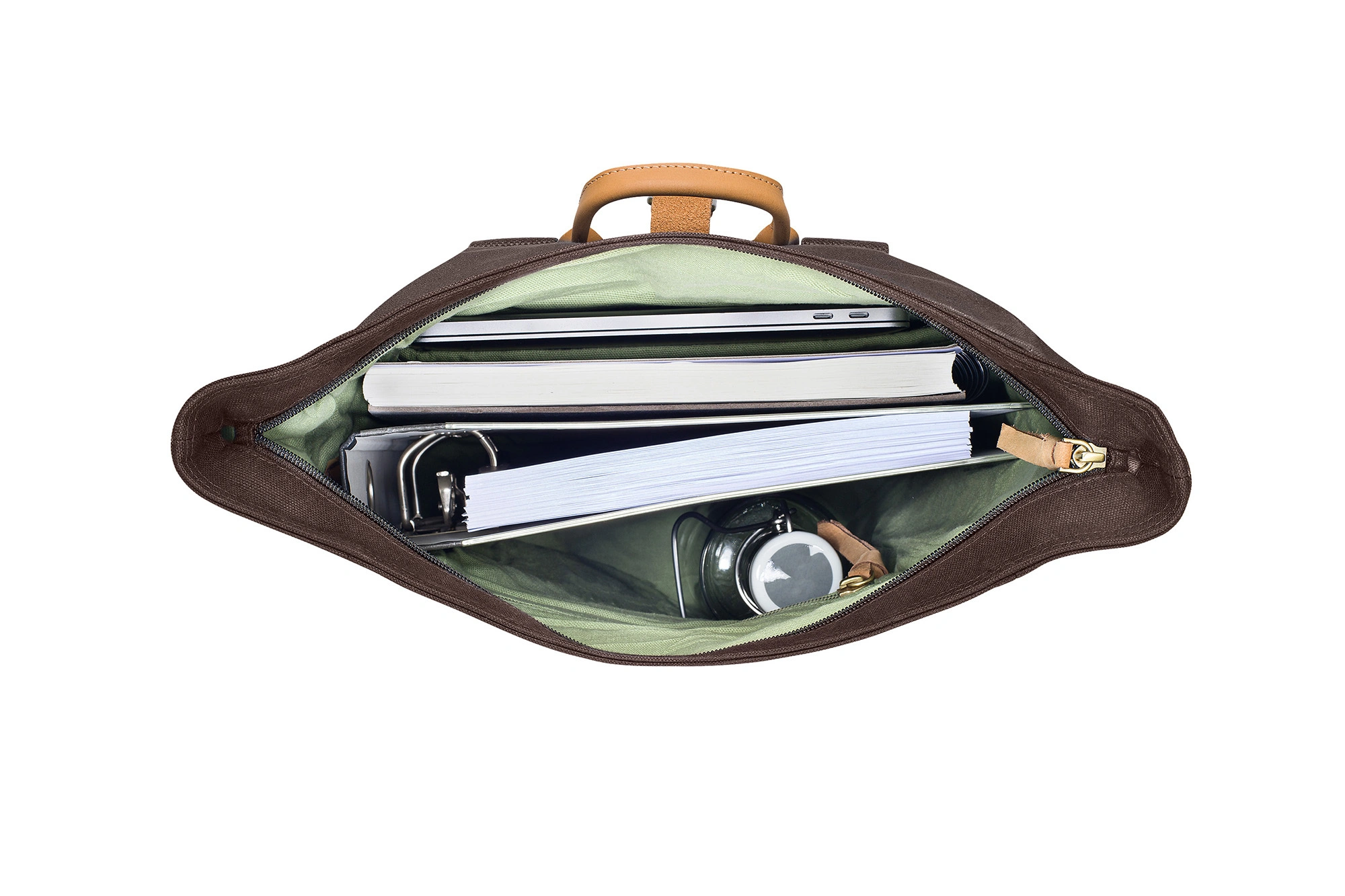 Fitz & Huxley Rolltop-Rucksack CONVEYOR (Typ: 12l, grau)