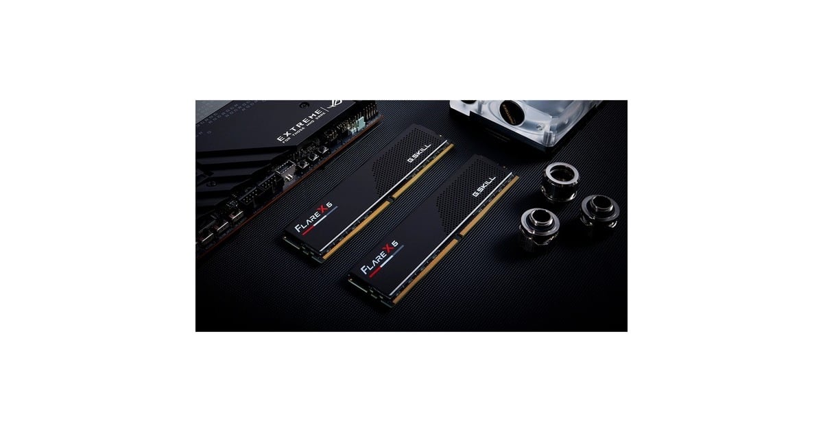 G.Skill64 GB DDR5-6000 Kit werkgeheugen  (Zwart, F5-6000J3040G32GX2-FX5, Flare X5, EXPO)