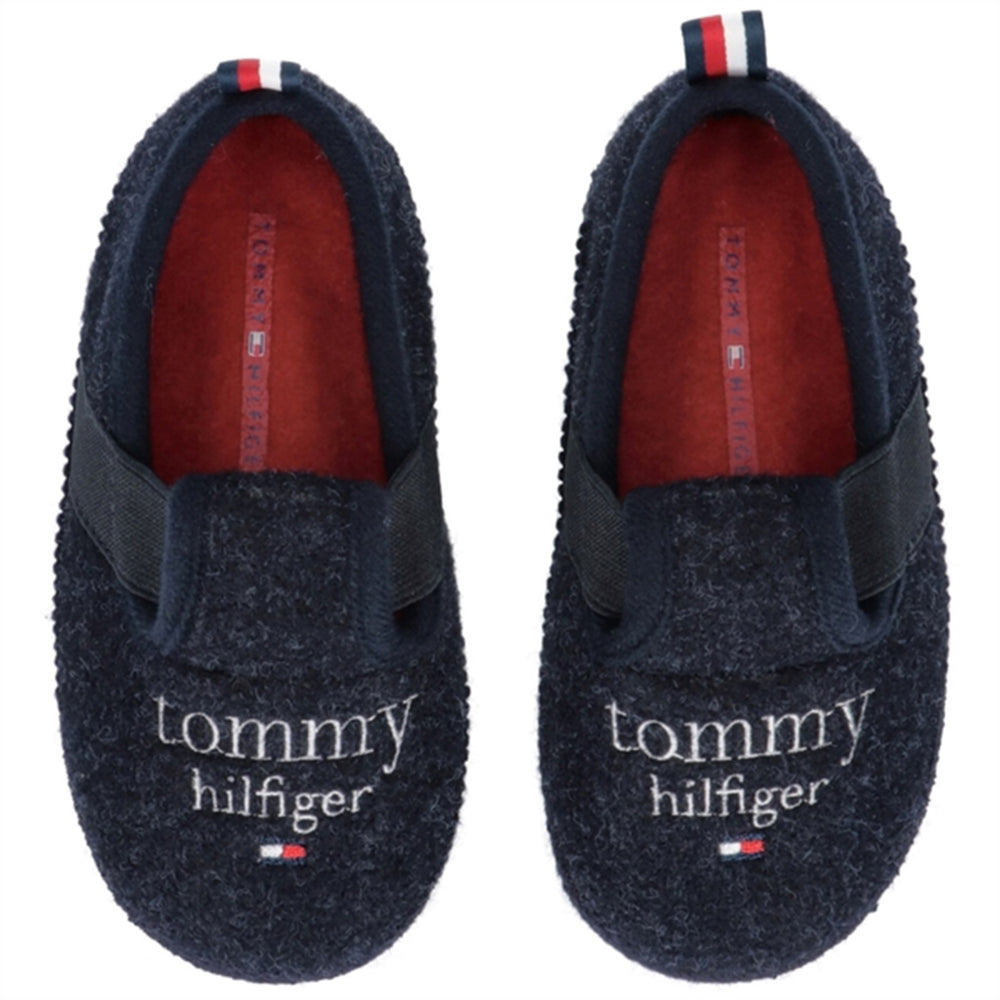Indoor Slipper Blue - Tommy Hilfiger → Luksusbaby.dk