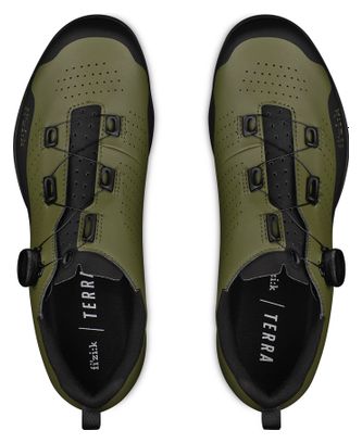 Chaussures tout-terrain FIZIK Terra Atlas Army Vert/Noir