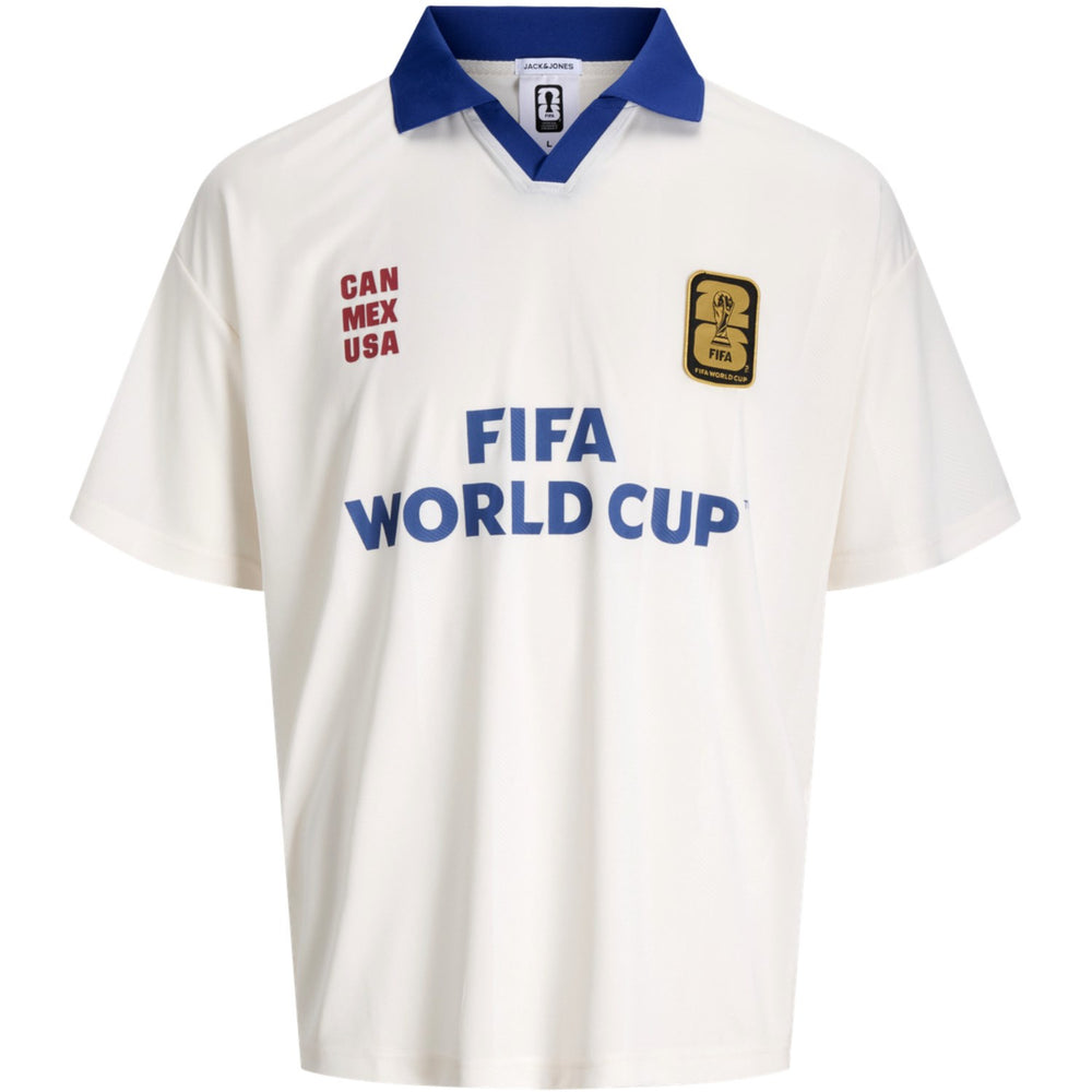 Køb Jack & Jones Junior Snow White Jorfifa Football Jersey Ss Styd Aw Jnr