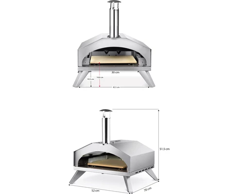 Austin and Barbeque AABQ Pizza Oven Gas 12