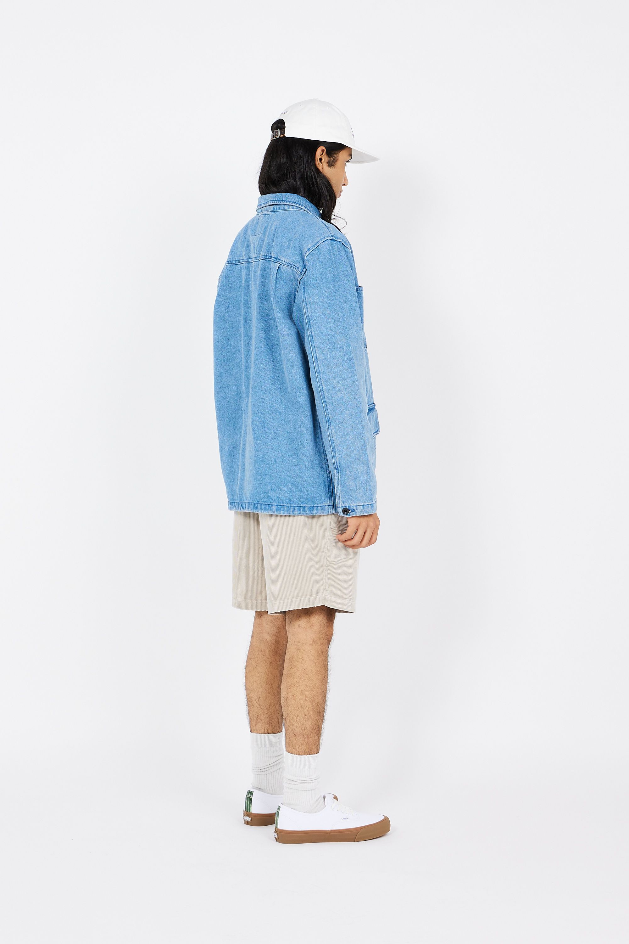 VANS Veste DRILL DENIM JACKET STONEWASH/BLUE Bleu