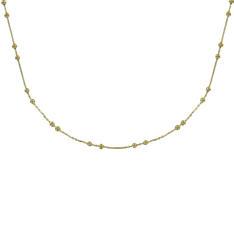 Collier Plaqué Or et Billes
