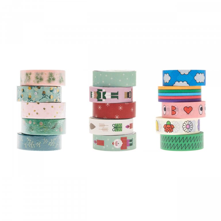 Klebeband Set Paper Poetry, gemustert