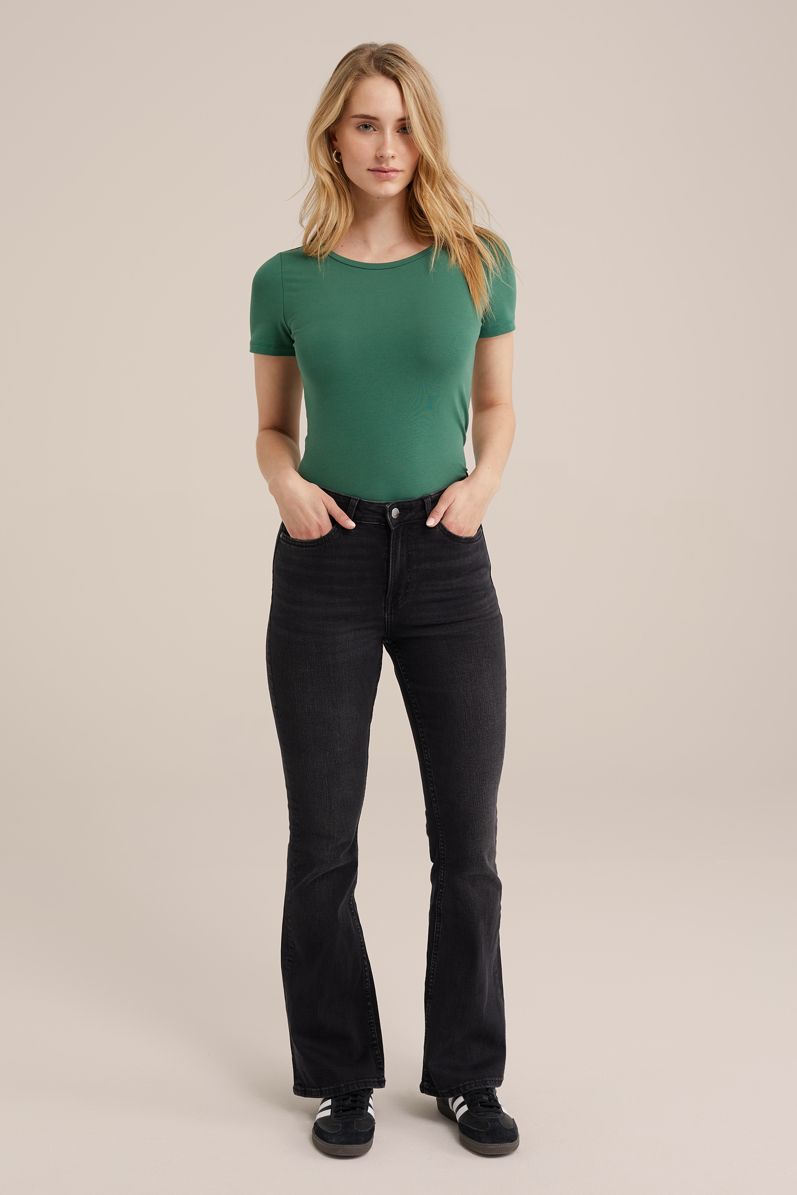 T-shirt WE Fashion Groen