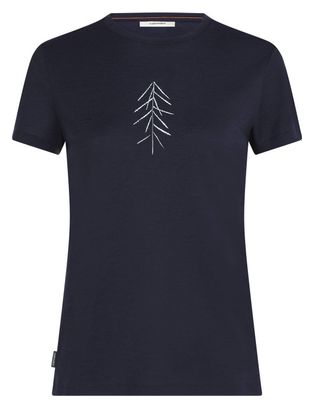 T-shirt Technique Femme Icebreaker Merino 150 Tech Lite Lancewood Bleu