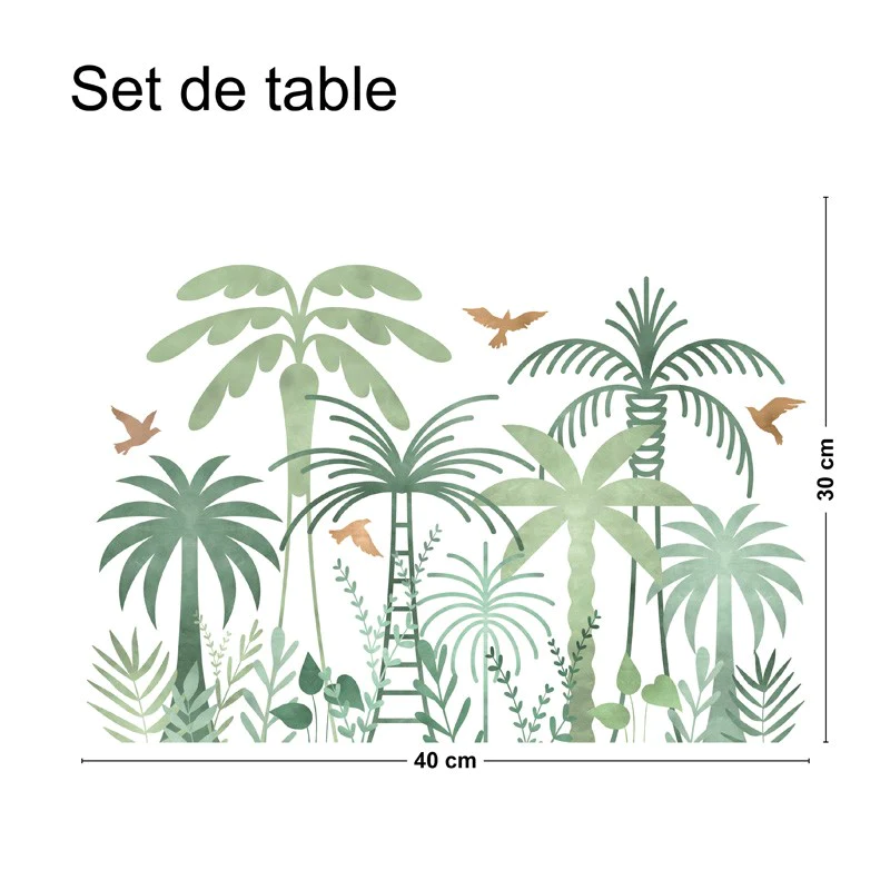 Lot de 4 sets de table L 40xl 30cm - ASSOMADA 99deco