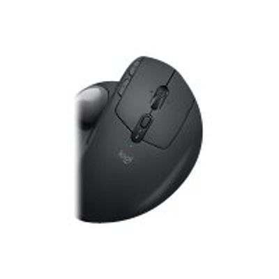 Logitech MX Ergo - souris sans fil ergonomique avec trackball pour droitier - noir