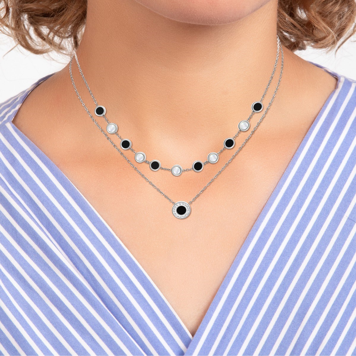 Collier SC Crystal orné de Cristaux scintillants
