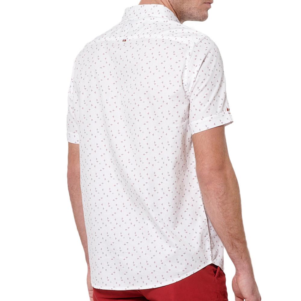 Kaporal Chemisette Blanche Imprimé Homme Kaporal Metze