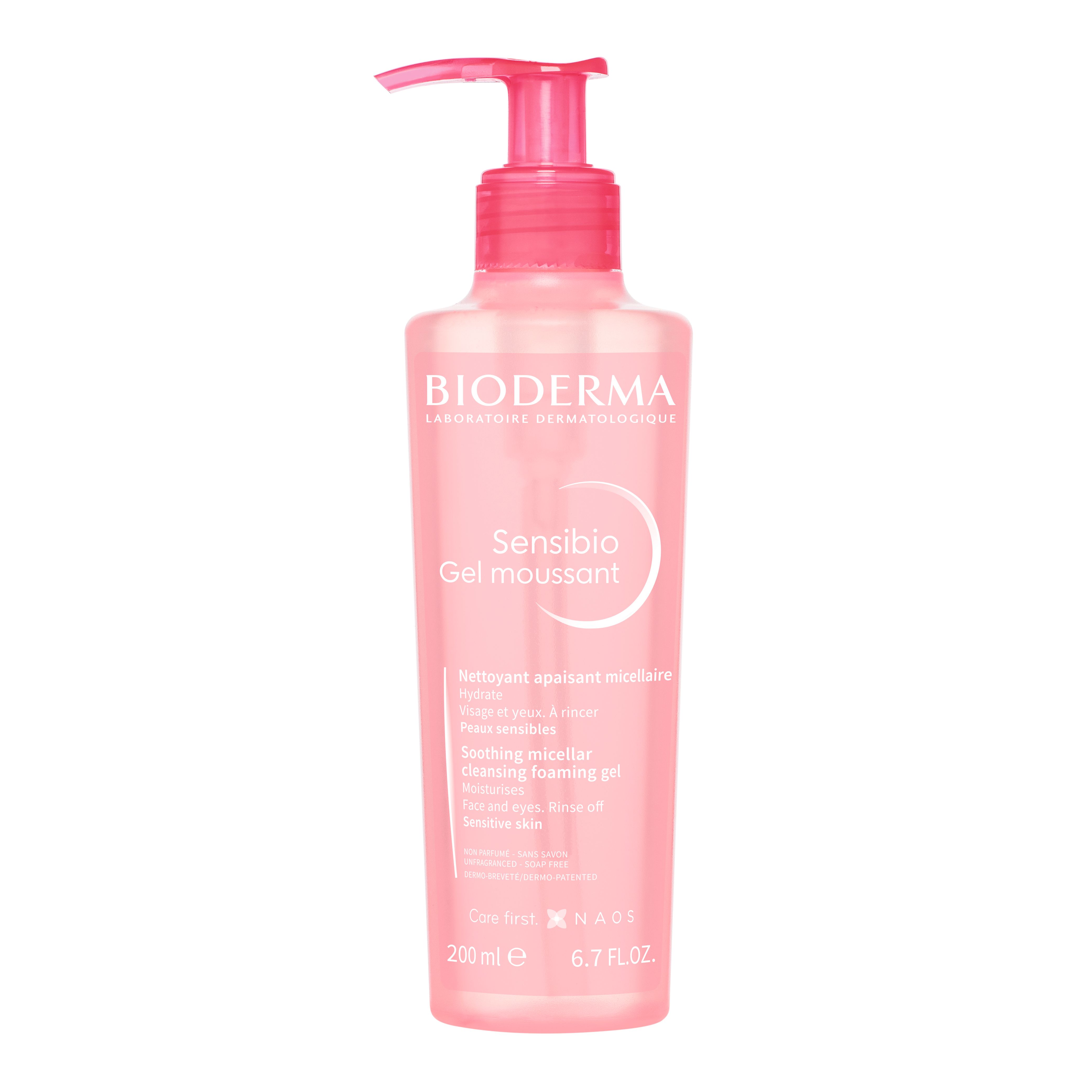 BIODERMA Sensibio Gel Moussant Mildes, beruhigendes Mizellenreinigungsgel - Jetzt 25% sparen mit Code 