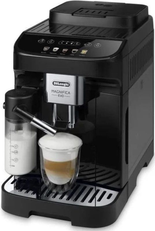 De'longhi - Magnifica Evo - Volautomatische Espressomachine - Zwart - Staal
