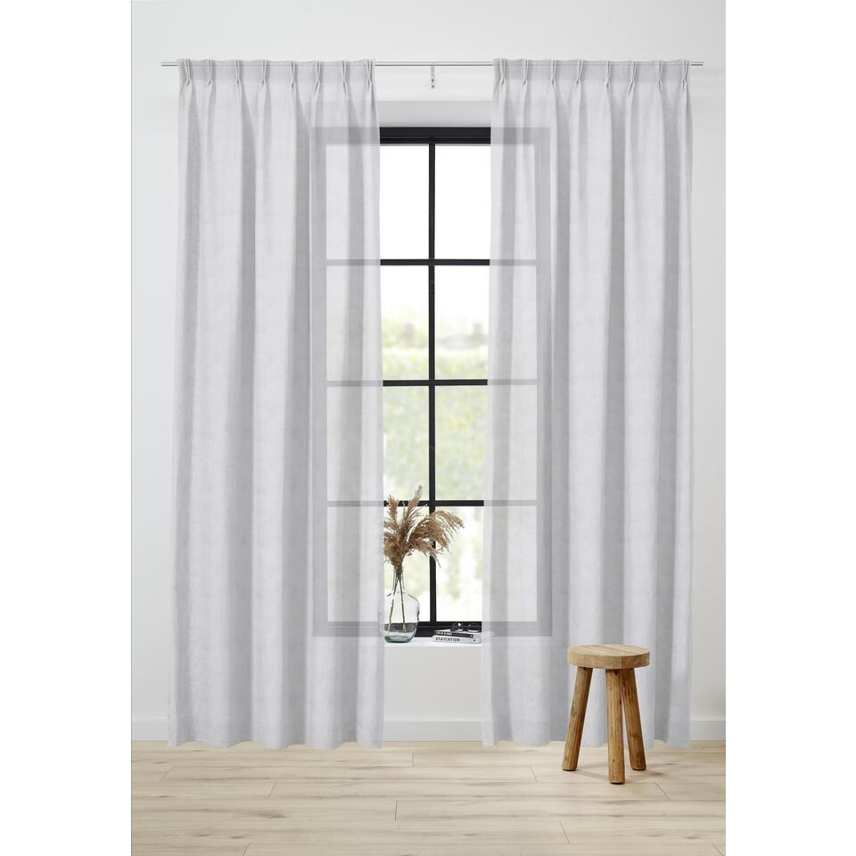 Vitrage Laura Wit 150 cm