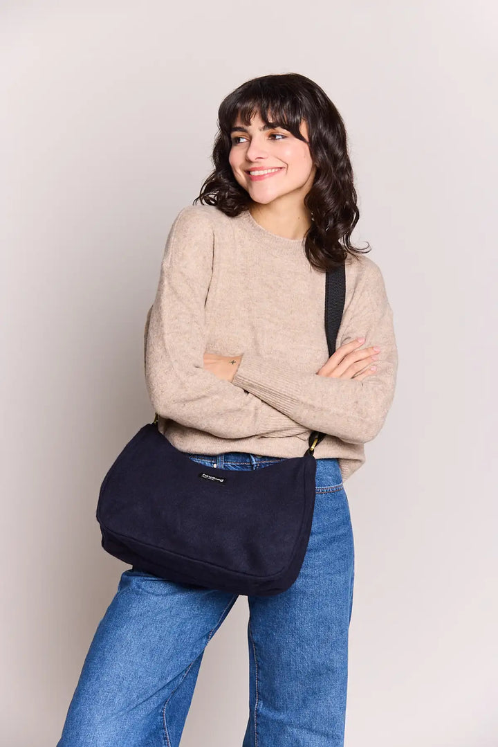 Sac Rosa Laine Marine