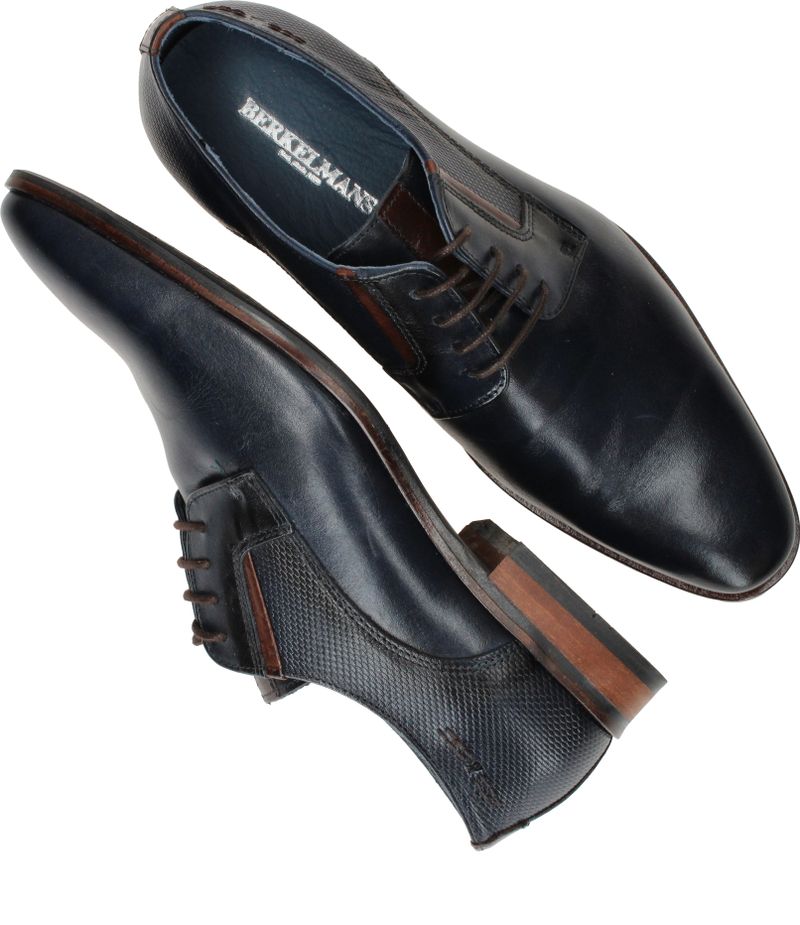 Berkelmans Sameiro Veterschoenen Blauw Heren