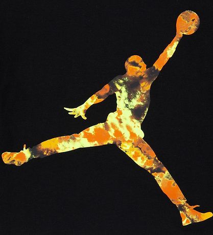 Jordan Sweatshorts/T-Shirt - Jumbo Jumpman - Team Orange/Sort m.