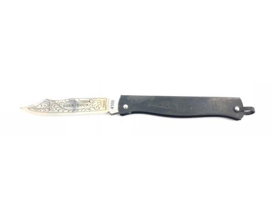 Douk Douk 160 Inox - Manche Acier Noir Couteau de poche Le Thiers par Cognet Douk Douk