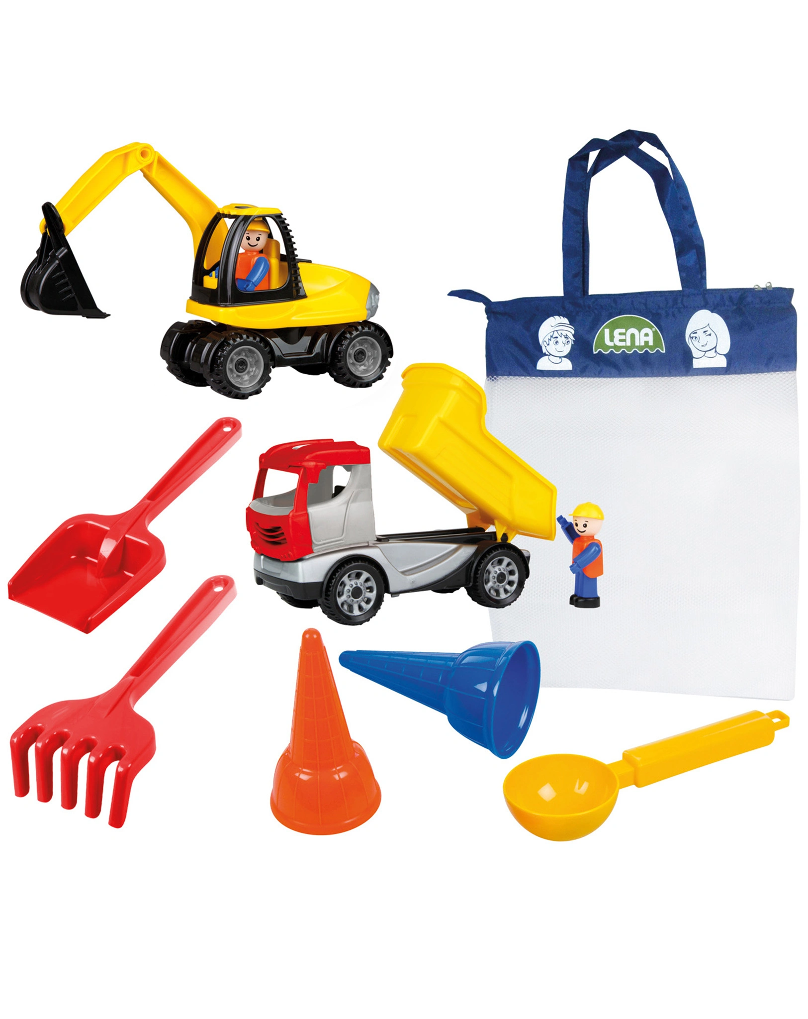 Sandspielzeug-Set FAHRZEUGE 10-teilig