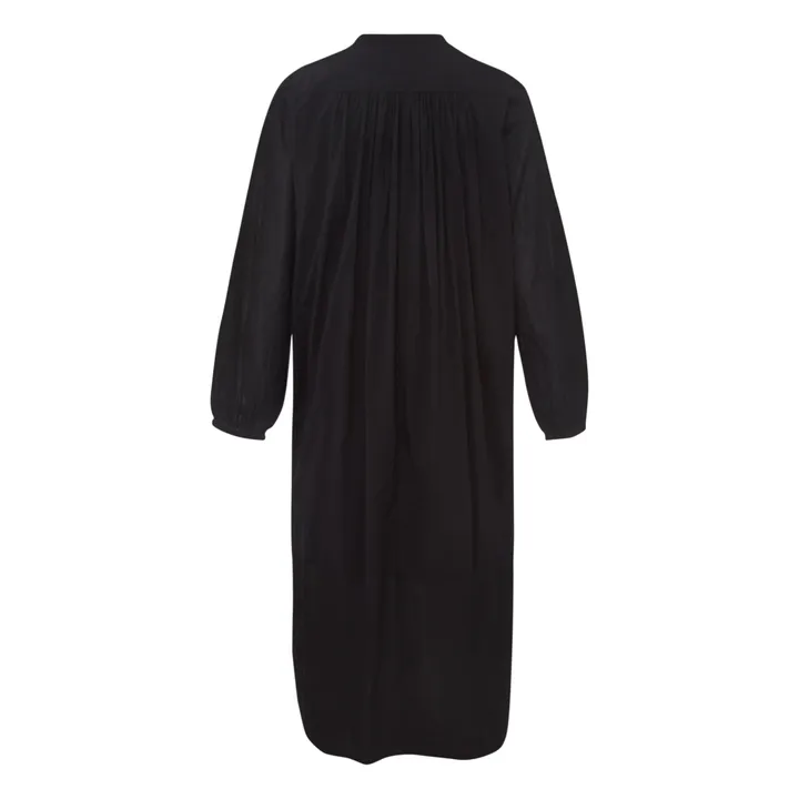 Leon & Harper Robe Rizhom Coton Bio | Noir