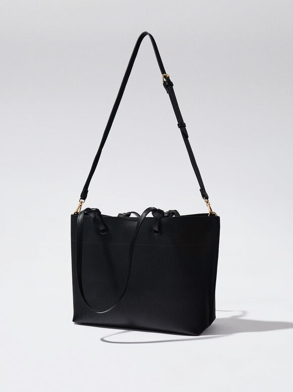 Comprador do dia a dia com Colgante - Preto