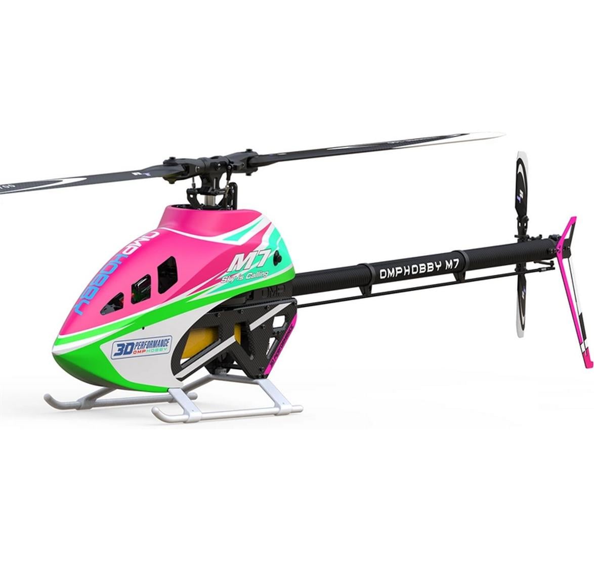 Helikopter M7 Tropical Pink Bausatz und Motor<br>M7 vielseitiger Modellheli