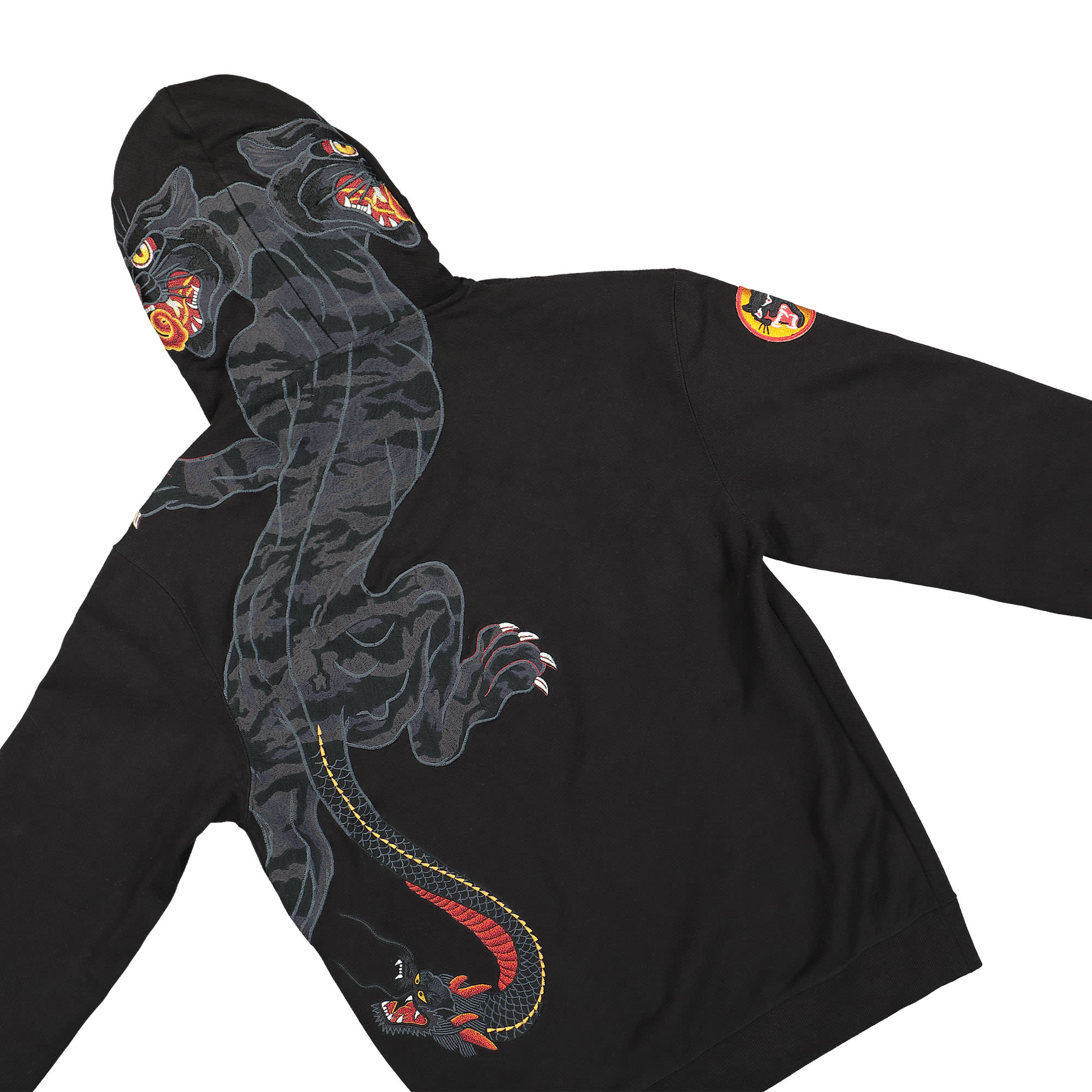 Maharishi<br>Two Headed Panther Hooded Sweat