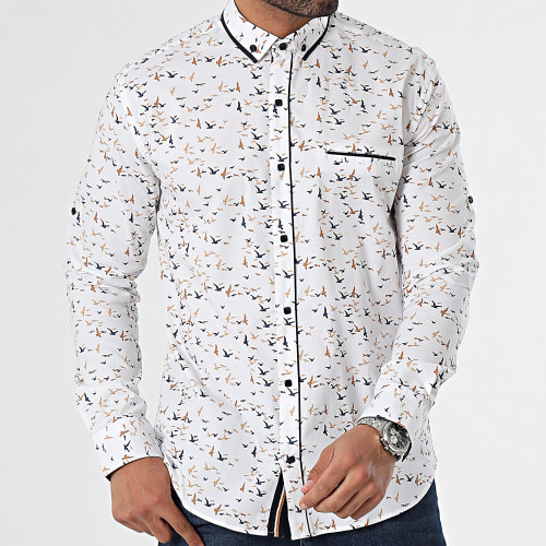 Chemise Manches Longues Blanc