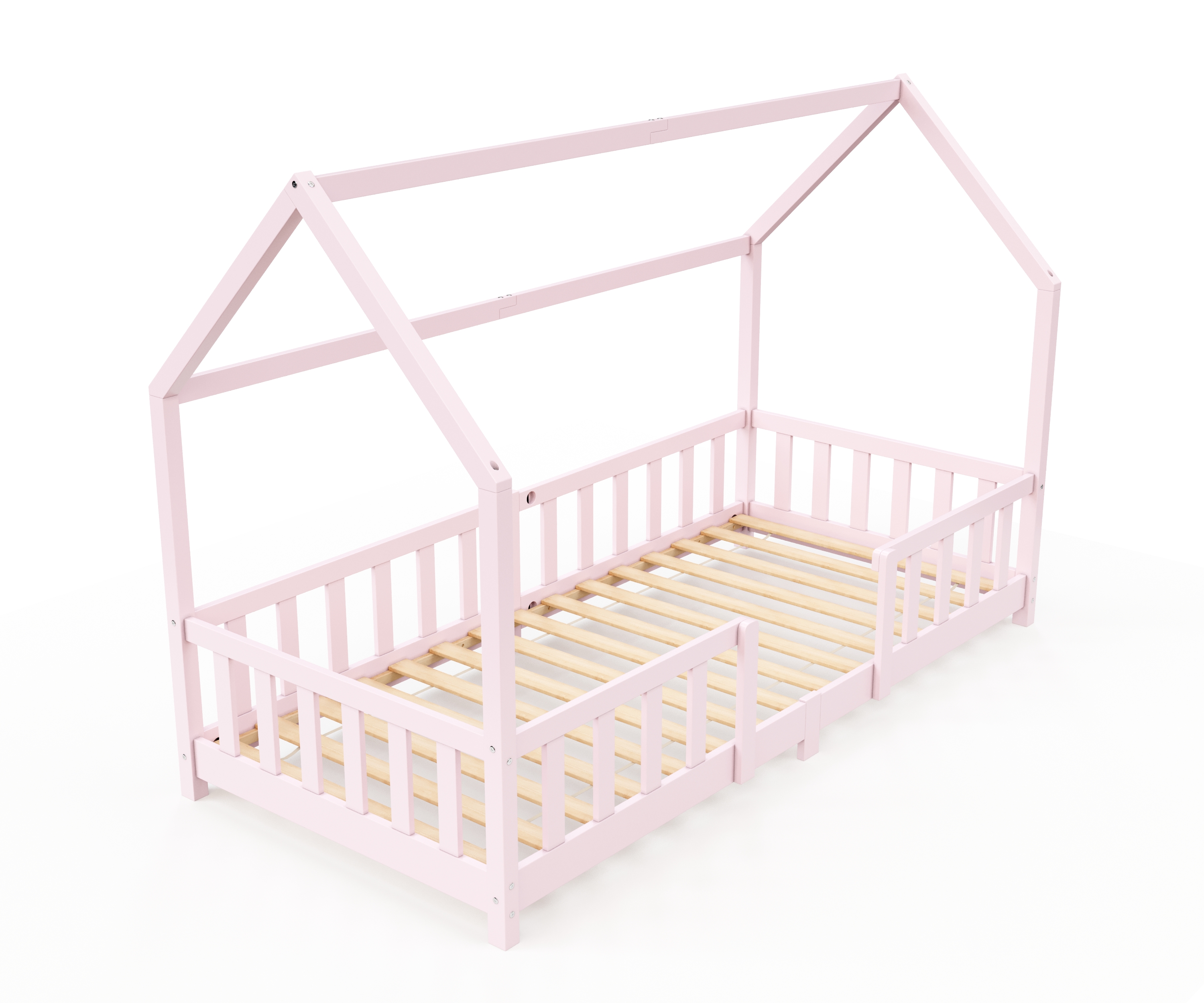 Kinderbett MAISON 90 x 200 cm rosa