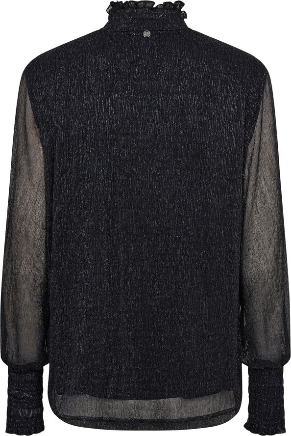 Mos Mosh MMXimena Glam LS blouse Salute navy