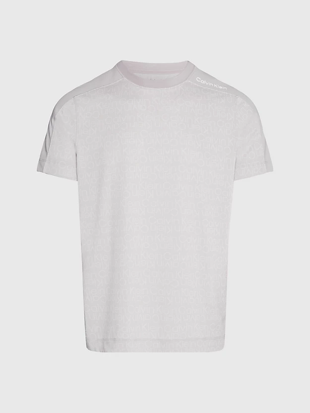 Camiseta de ginástica em tela com logotipo