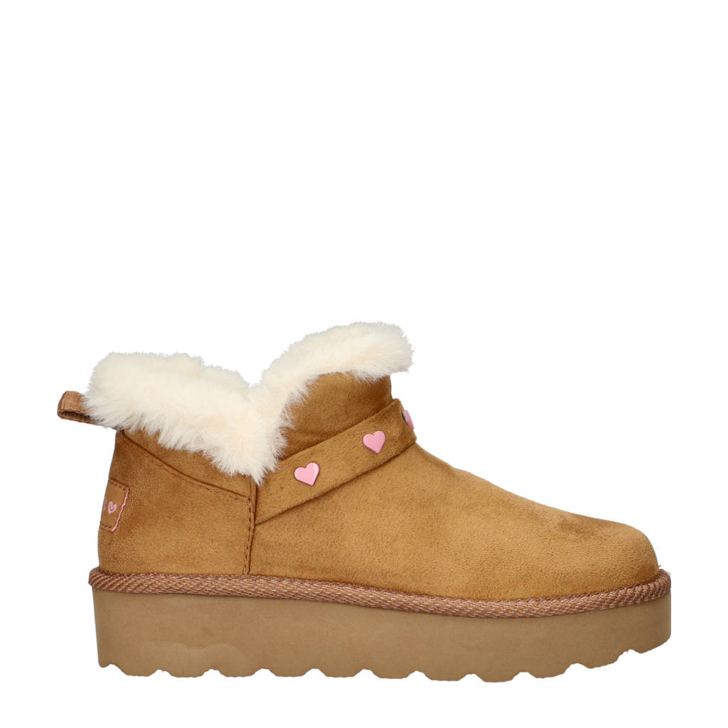 Skechers GlamSlam Hienkelboots cognac