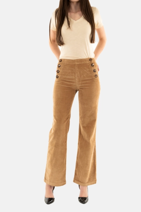 Pantalons la petite etoile paulie 13 beige