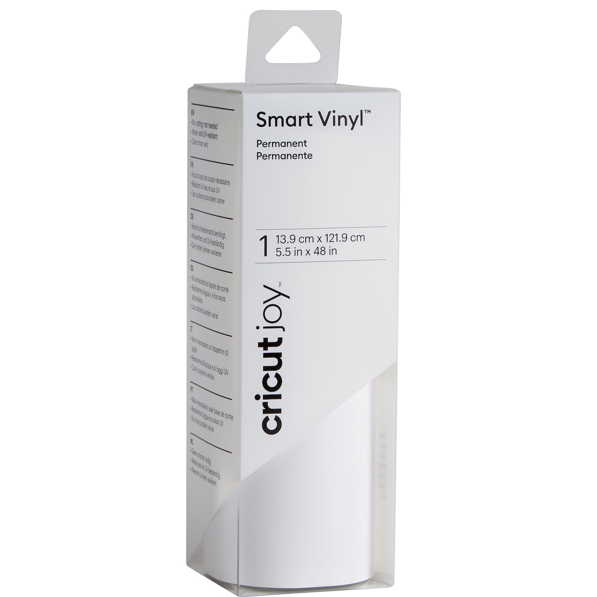 Cricut Joy Smart Vinyl rull 14x122 cm (hvit)