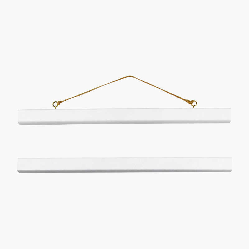 POSTERLIST HVIT, 31 CM