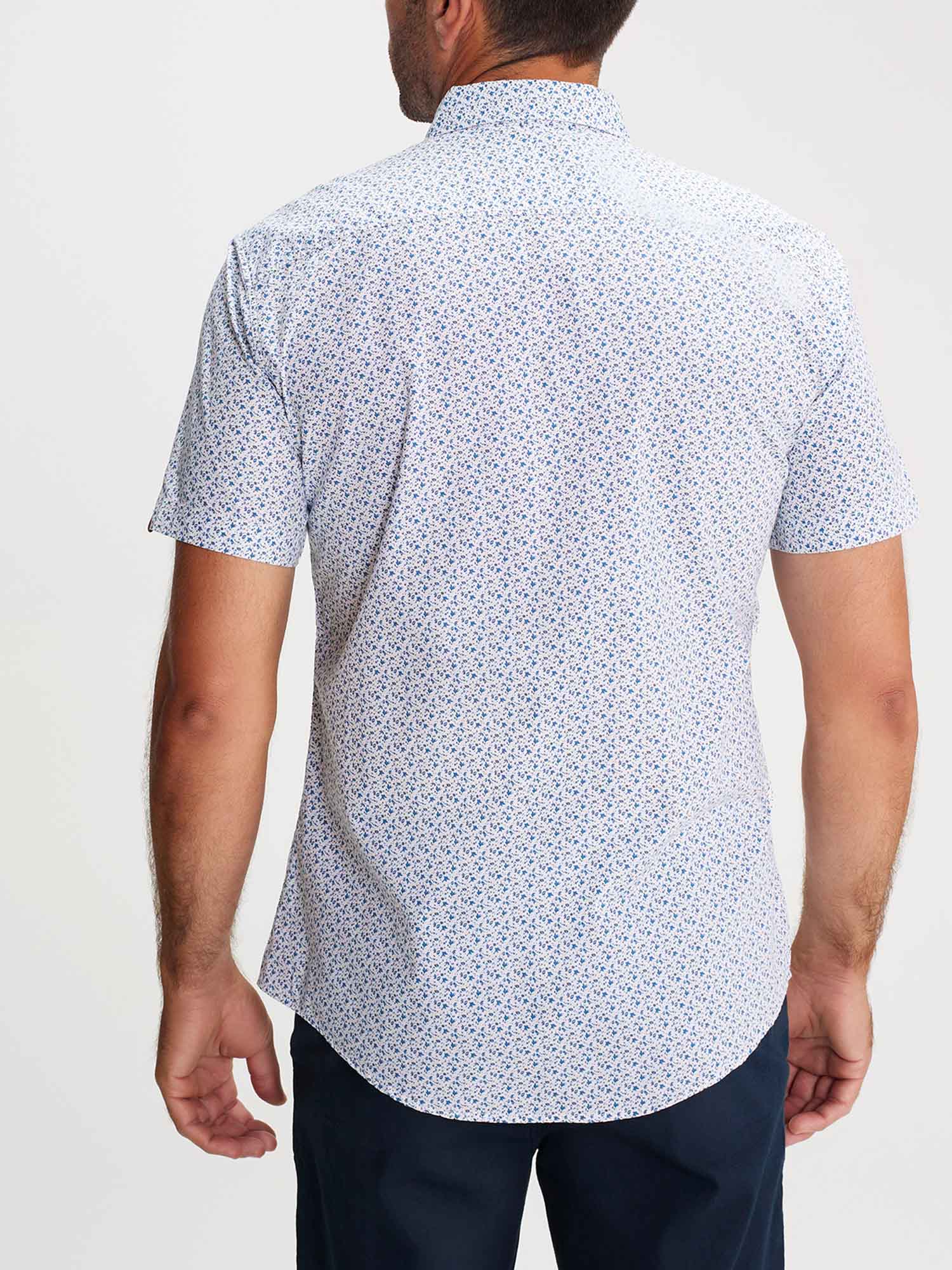 Chemise Homme A Motif Blanc