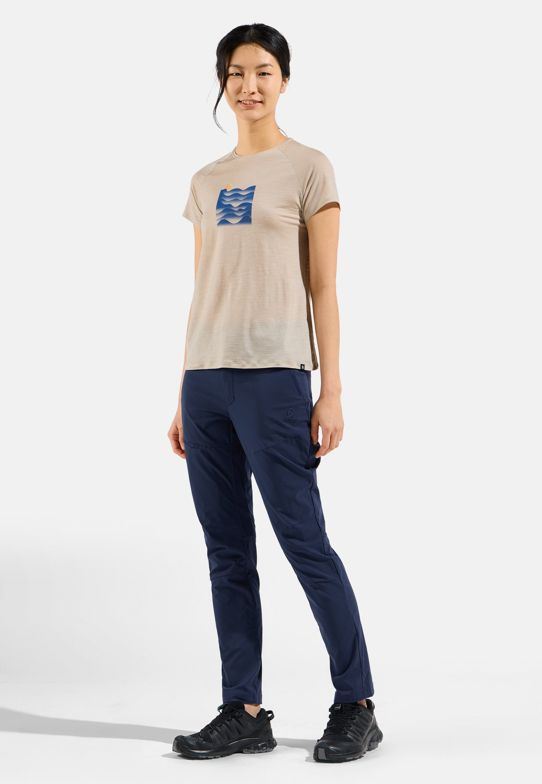 Ascent Light Wanderhose in medieval blue