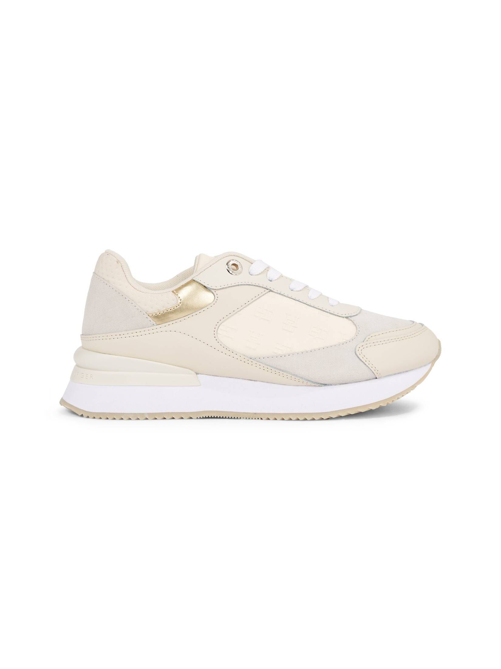 Tommy Hilfiger| Damen Sneaker ELEVATED EMBOSSED RUNNER GOLD