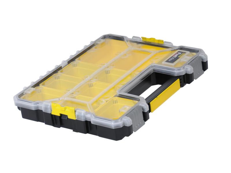 Stanley Fatmax Organizer 10 Fächer, Kunststoffschliessen Orangisation von Zubehör und Kleinteilen
