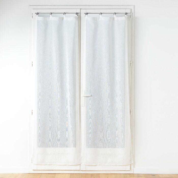 PAIRE DROITE OEILLET PLASTIQUE 70X200CM DAVINA