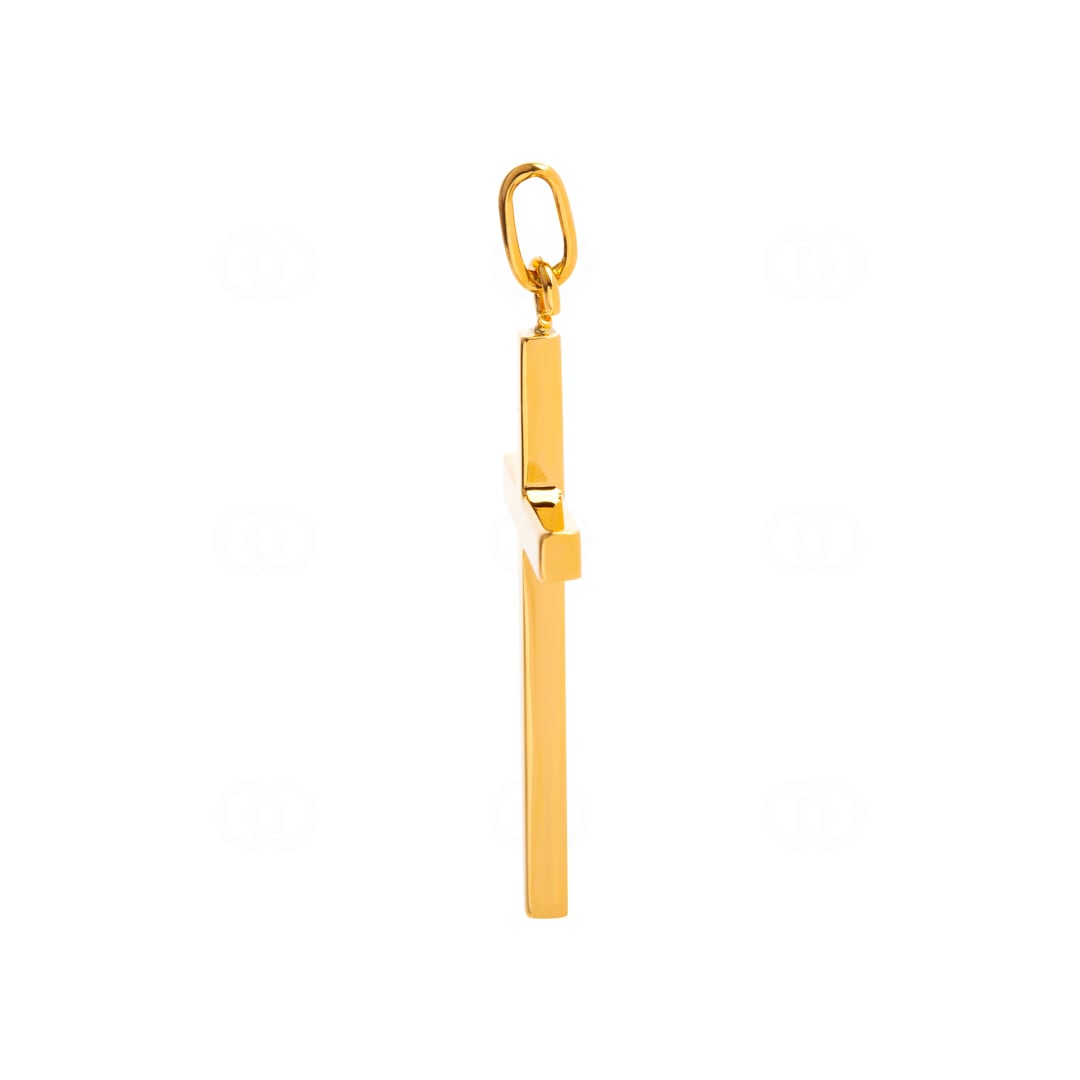 Anhänger 750/18 K Gelbgold Kreuz 20x31mm