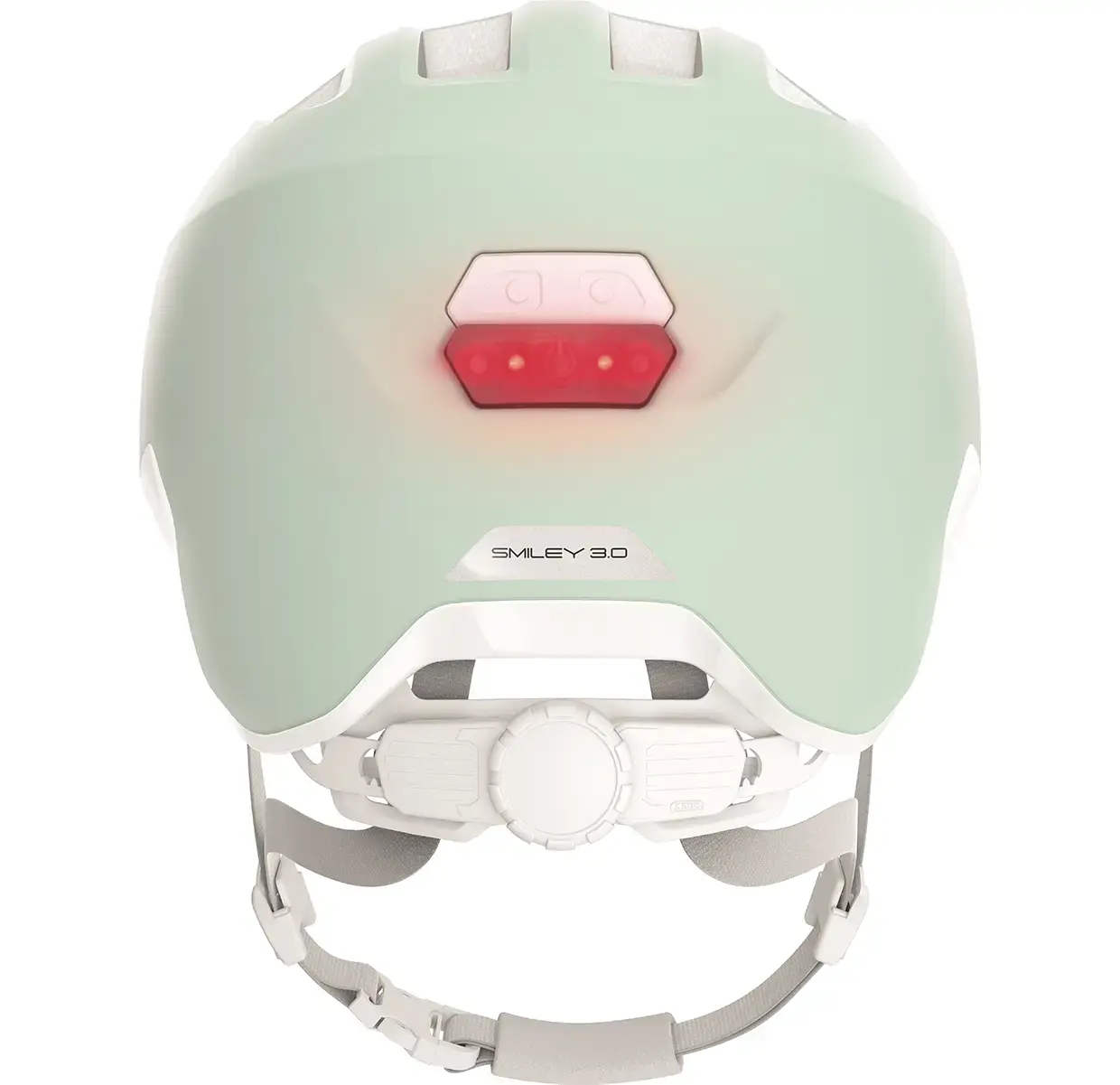 Abus Smiley 3.0 ACE LED Kinder Fietshelm Mintgroen