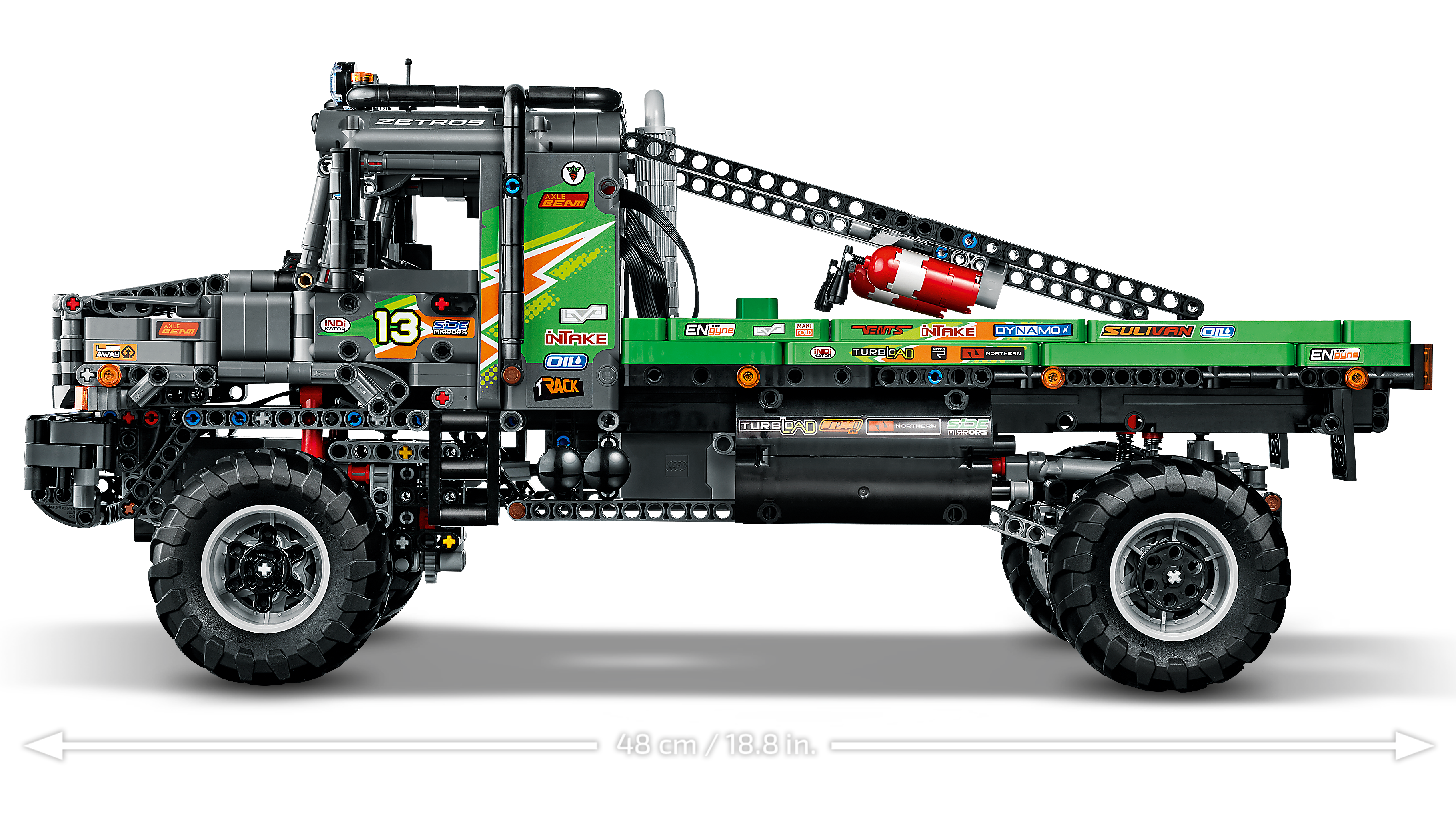 O caminhão de teste Mercedes-Benz Zetros 4x4 42129