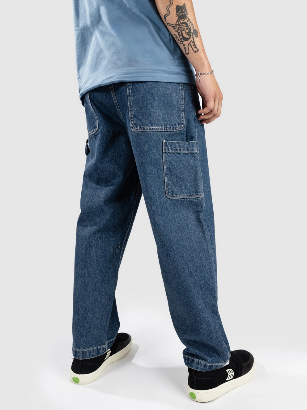 Volcom Kraftsman Denim Jeans indigo ridge wash