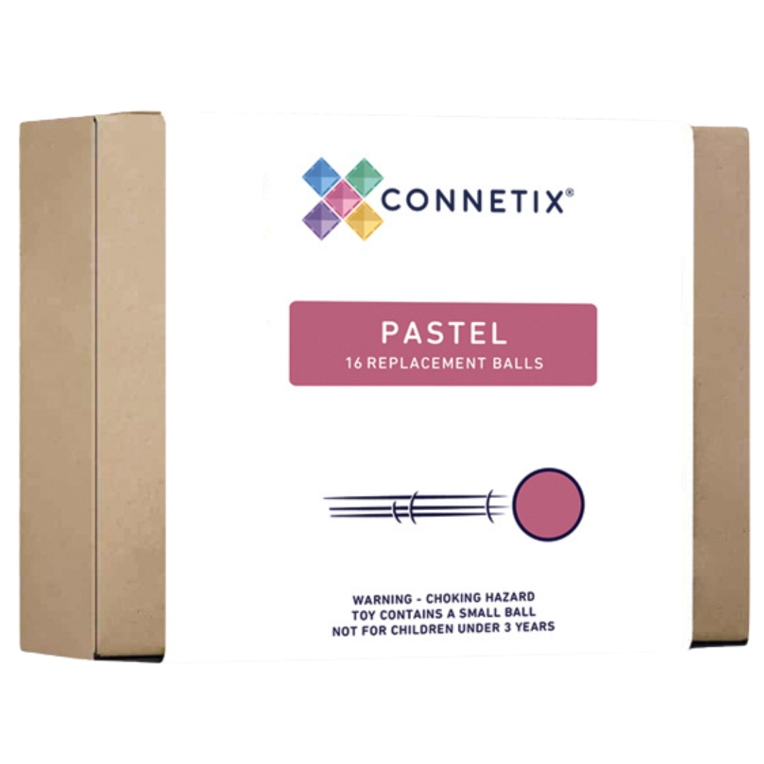 Connetix knikkerbaanballen pastel - 16st