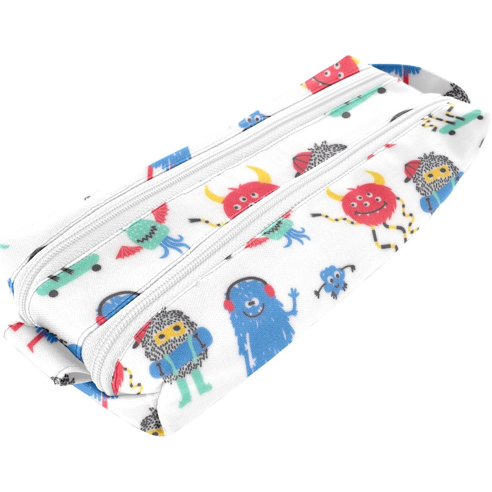 Trousse Double Compartiment Petits Monstres