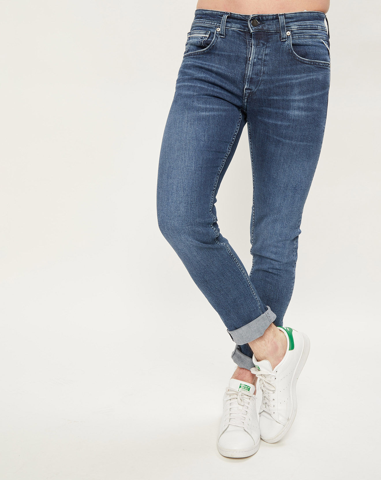 Replay Jean Replay 573 Clouds bleu foncé