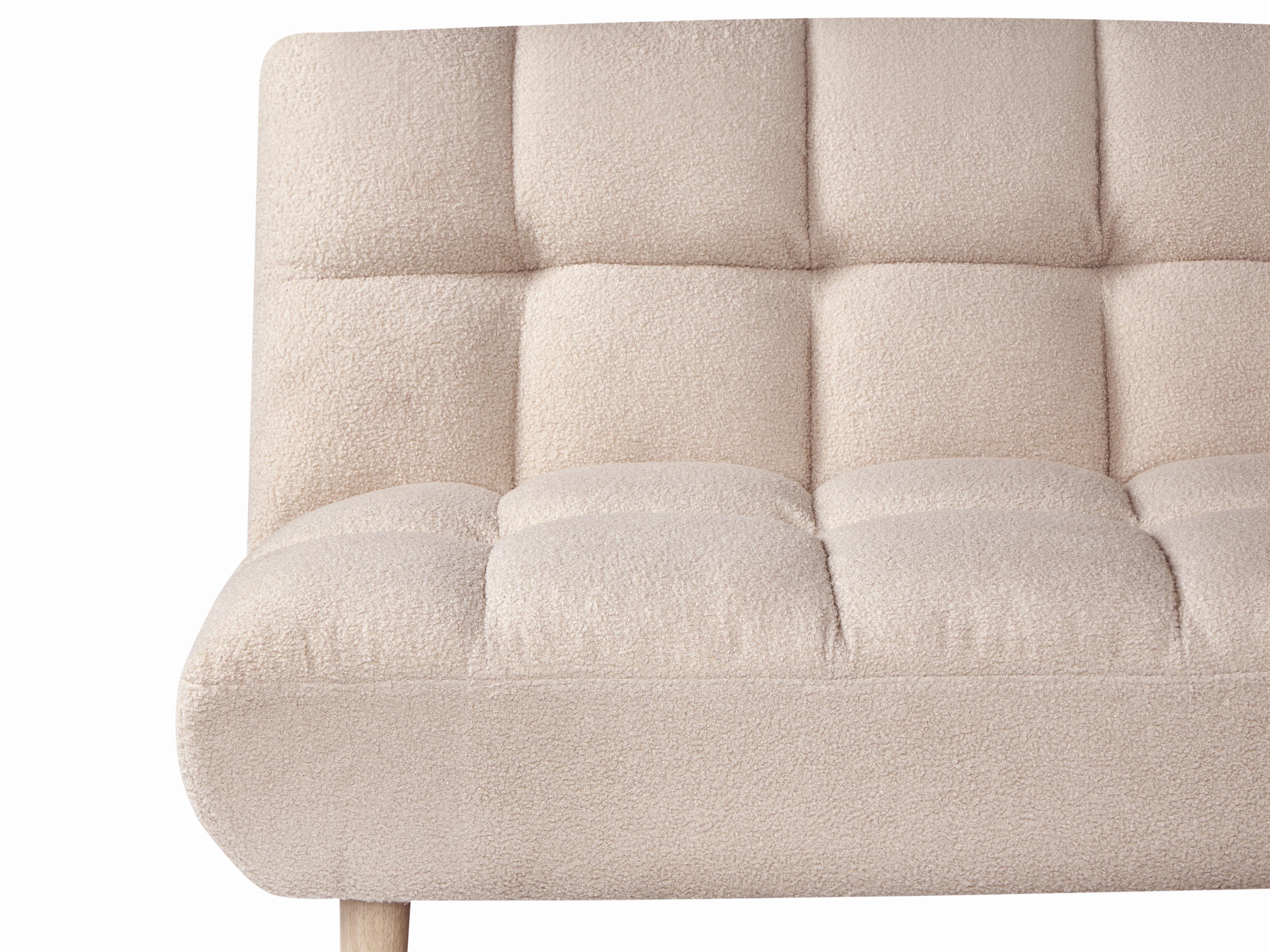 Slaapbank 2-zits RISOR Bouclé Beige