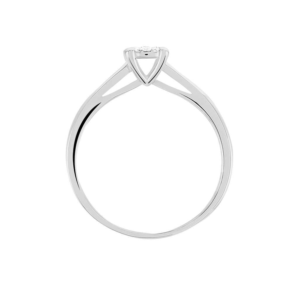 Bague Solitaire Artemis Or Blanc Diamant